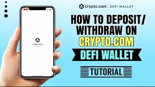 How to DEPOSIT or WITHDRAW on Crypto.com DeFi Wallet | Tutorial