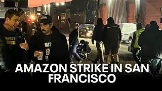 Amazon workers in San Francisco join national strike | KTVU