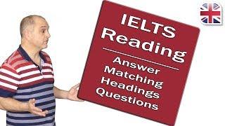 IELTS Reading Exam - Answer Matching Headings Questions