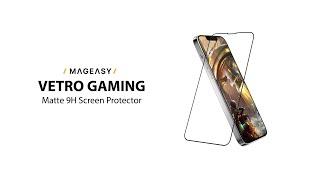 VETRO GAMING Matte 9H Screen Protector for iPhone 14 | MAGEASY |