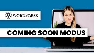 WordPress Coming Soon Modus  kostenlose Anleitung deutsch