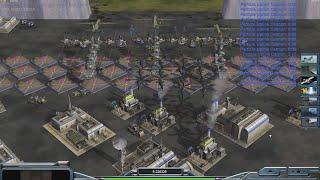 " Out of the shadows " USA Laser - 1 v 7 HARD - Command & Conquer Generals Zero Hour