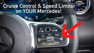 How to use Cruise Control & Speed Limiter on YOUR Mercedes!