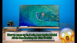 Acer Aspire Z-1620 ModelAll-In-One Desktop full disassembly