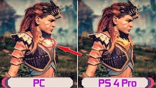 Horizon Zero Dawn PC vs PS4 Graphics Comparison 