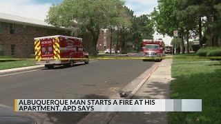 Man charged with starting fire at apartment complex in Albuquerque
