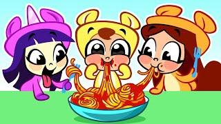 Yummy Pasta for Kids  Funny Kids Songs And Nursery Rhymes