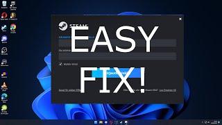 (EASY FIX!) How fix Login problems with the new steam UI (2022)