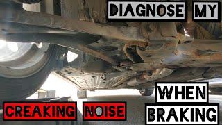 Creaking Noise when braking diy diagnose