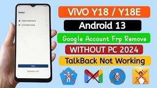 ViVO Y18 | Y18e (V2333-V2345) Gmail Frp Bypass Android 13 | Latest Update | AS Gsm Tech