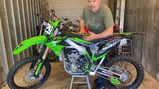 Let's Fix It! 2021 Kawasaki KX250F Dirt Bike Stalls at Idle.  The Cause is Surprising!