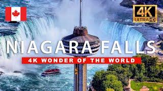 Niagara Falls Wonder of the World Walking Tour - Canada | 4K HDR - 60fps