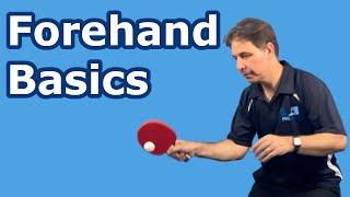 Table Tennis Forehand Lesson: Master the Basics