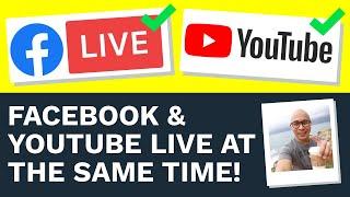 STREAMYARD TUTORIAL 2022: How to Stream to Youtube and Facebook Live at the Same Time