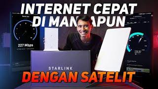 STARLINK INDONESIA REVIEW, INTERNET DARI LANGIT TANPA SINYAL DIMANAPUN ANDA BERADA (TERLENGKAP)