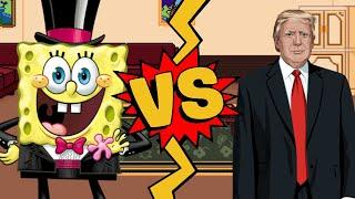 M.U.G.E.N Battles | SpongeBob SquarePants vs Donald Trump