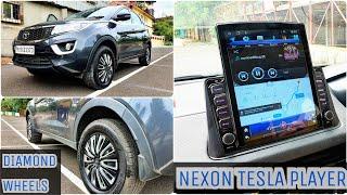 TATA NEXON MODIFIED||TESLA PLAYER||DIAMOND WHEELS||CUSTOMER FROM NASHIK98201870379833986482