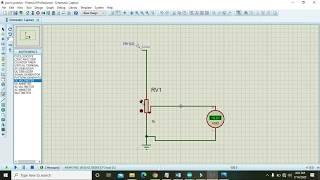 how to use potentiometer in proteus | how to use variable resistor in proteus
