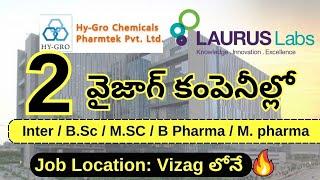 Latest Vizag Company Job Vacancy updates Telugu for freshers & Exp | Success Drive Telugu | All Jobs