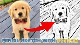 Convert Image, Video or Webcam Stream Into Pencil Sketch Using Python