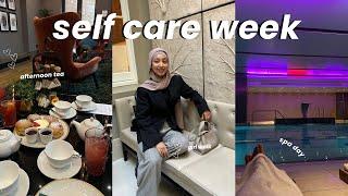 a self care vlog  relaxing spa day, hot girl walk, getting a facial