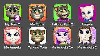 My Tom 2,My Tom+,Talking Tom 2,Angela,My Angela,Talking Tom,My Angela 2+,My Talking Angela 2