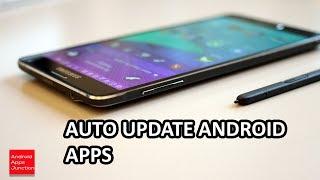 How to automatically update all apps in android