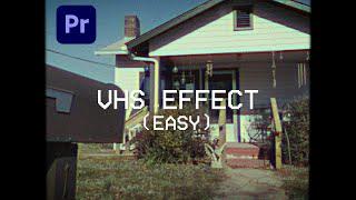 VHS Retro Camcorder Effect Premiere Pro Tutorial - Unbelievably Easy