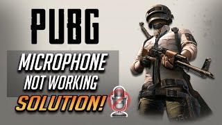 FIX PUBG PC - Mic Not Working Tutorial - [2024]