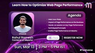 Workshop: Web Page Performance