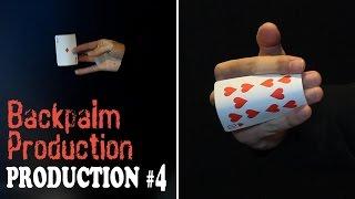 Magic tricks revealed - Advance Backpalm Production - Card production series #4 