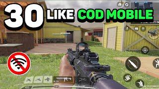 Top 30 Best Offline FPS Games Like COD MOBILE 2024 | COD Mobile OFFLINE