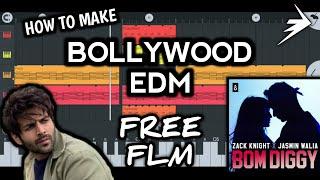 How To Make Bollywood Song in FL Studio Mobile [Zack Knight - Bom Diggy Remake] + FREE FLM