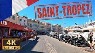 DRIVING FROM SAINT-TROPEZ TO SAINTE-MAXIME,  Côte d'Azur, French Riviera, FRANCE I 4K 60fps