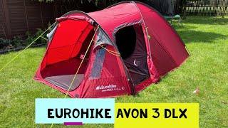 Eurohike Avon 3 DLX Nightfall Tent - The BEST budget 3 person tent!