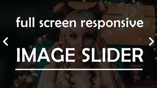 Full Screen Responsive Automatic Image Slider | swiperjs