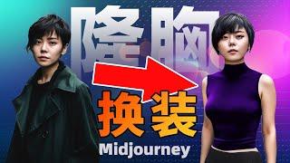 Midjourney Advanced Tutorial: Unlimited costume changes, breast implants and posture changes