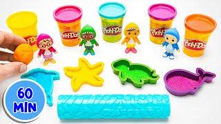 Colorful Learning Animals, Planets & Alphabet with Play Doh - Educational Video for Toddlers