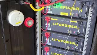 EG4 Lifepower4 lithium battery bank -- one year update