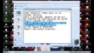 Como formatar video para TV no Format Factory