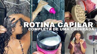 ROTINA CAPILAR COMPLETA PÓS COLORAÇÃO - da lavagem à finalização | Amanda Oliveira