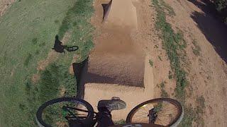 My Backyard Dirt Jumps Go Pro Course Preview