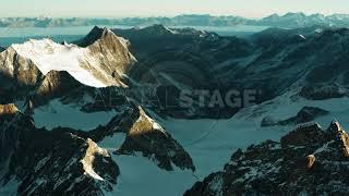 Epic Swiss Aerial Stock Footage Valais Alps in Morning Mood, epische 4K DCI Luftaufnahmen Schweiz