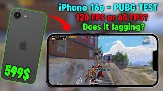 iPhone 16e PUBG TEST | 120FPS or 60FPS? | Does it lagging?