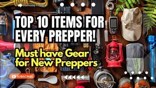 Top 10 items For Every Prepper | Gear For New Preppers #10itemsforeveryprepper @SensiblePrepper