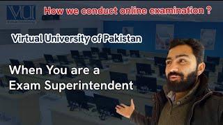 Exam Superintendent in Virtual University of Pakistan #lahorevlog #pakistan #exam #duty #workout