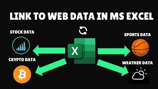 Import or link to data from the web into MS Excel + automatically keep results updated (2 examples)