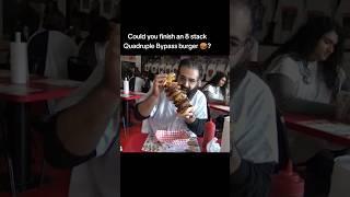 Octuple Bypass Burger Challenge in Las Vegas #short #foodies #travel #lasvegas