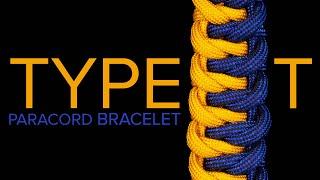 Type T Knot Paracord Bracelet Tutorial