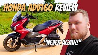 Honda ADV 160 REVIEW / NEVER AGAIN / The Crowns Vlog